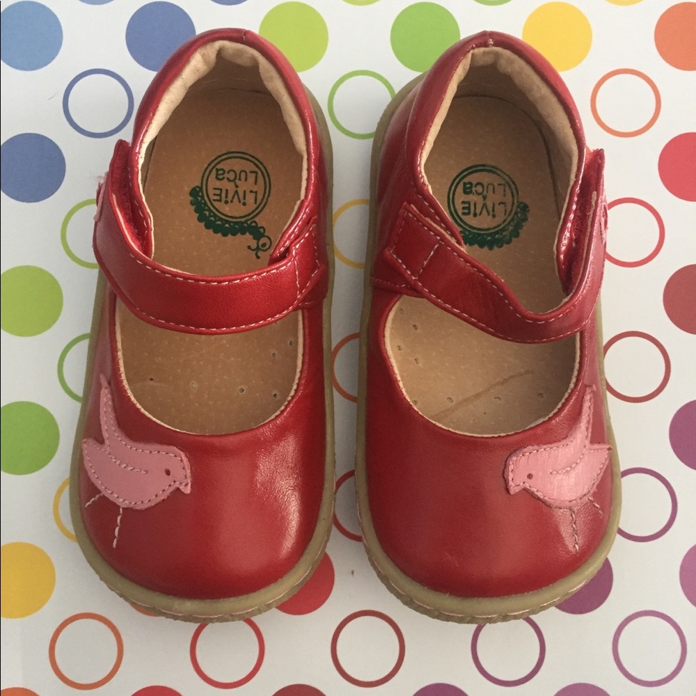 Livie & Luca NEW in Box RED Pio Pio shoes size 7